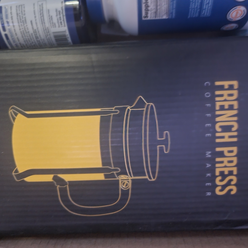 Yellow French Press Coffee Maker